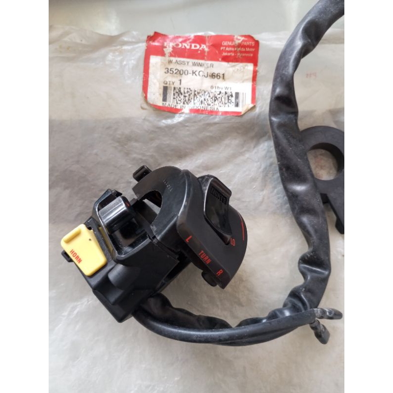 Holder Kiri Saklar Kiri Honda Tiger 2000 Tiger Revolution Megapro Original AHM