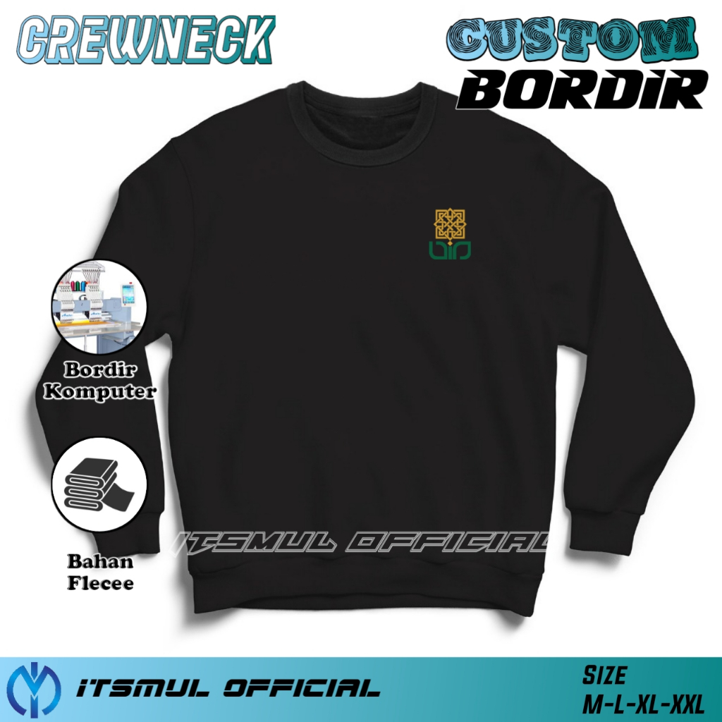 Crewneck UIN Sunan Kalijaga Yogyakarta Bordir