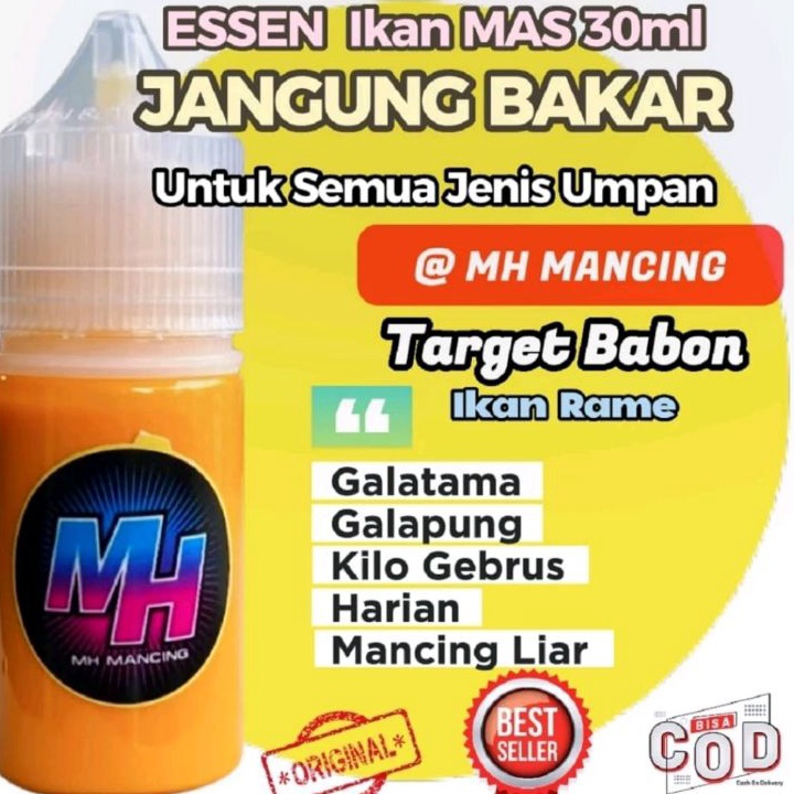 HJ6 Essen Ikan Mas MH Mancing Untuk Ikan Mas JAGUNG BAKAR 3ml