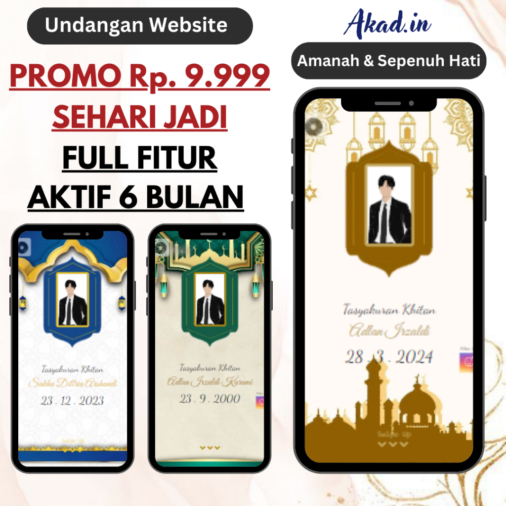 Undangan Digital Website Tasyakuran Khitan