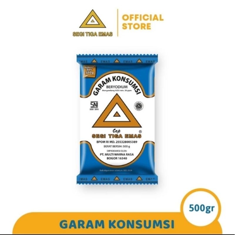 

Garam Halus Segitiga Emas 250gram