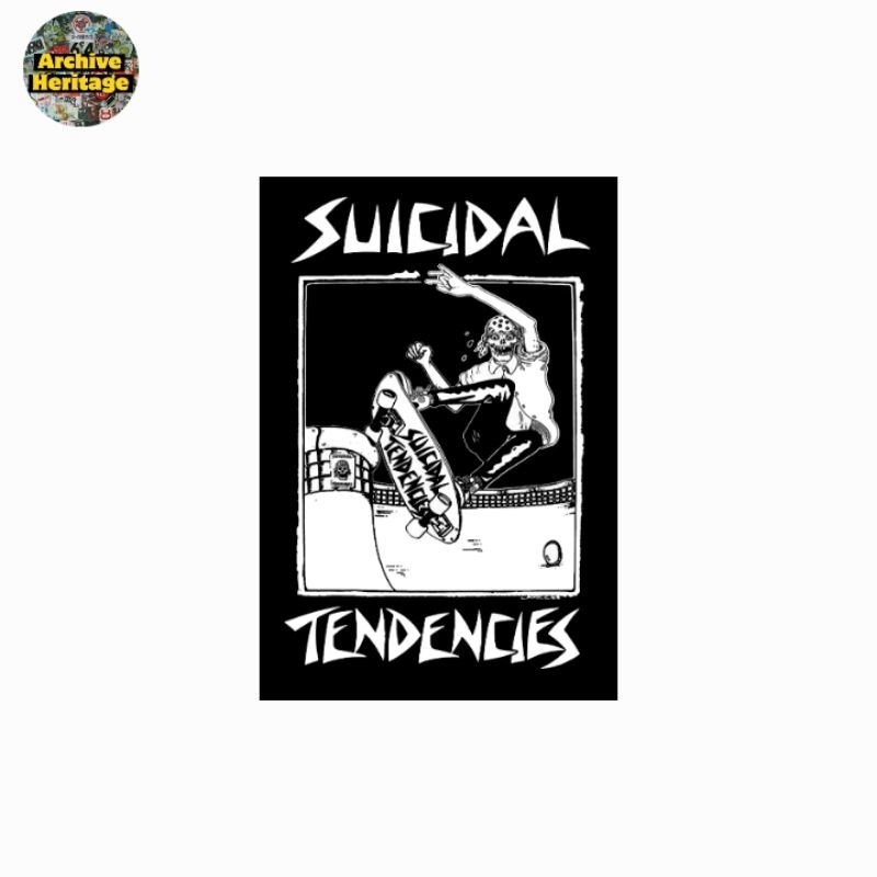 

sticker band Suicidal Tendencies skate skull punk rock stiker
