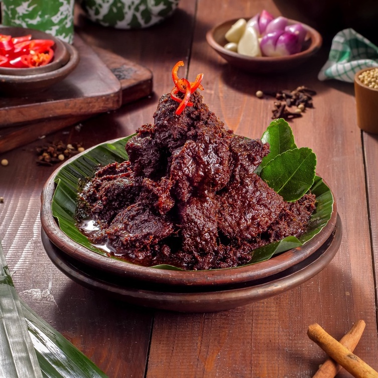 

rendang viral rendang mama fuji /asli daging sapi 350gr/has padang