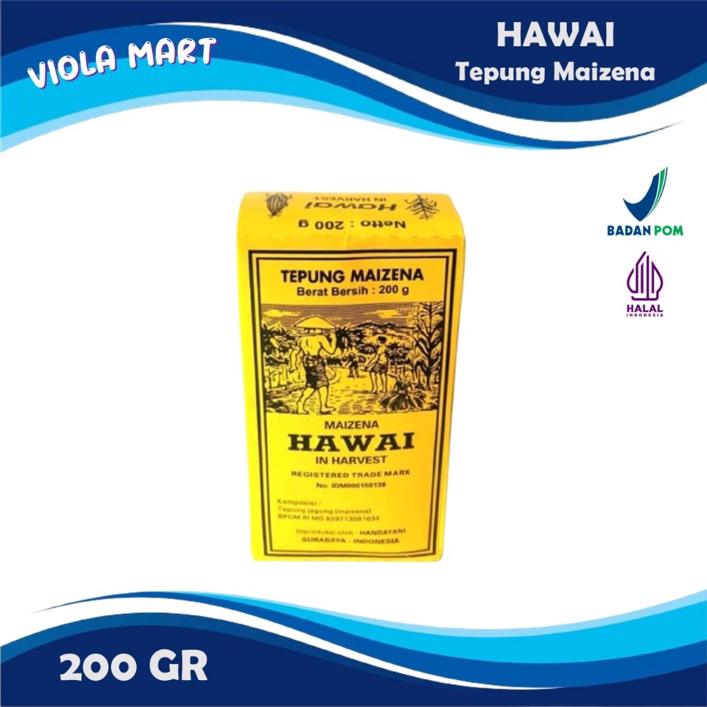 

Tepung Maizena HAWAI 200gr - Corn Strach Import BEST SELLER