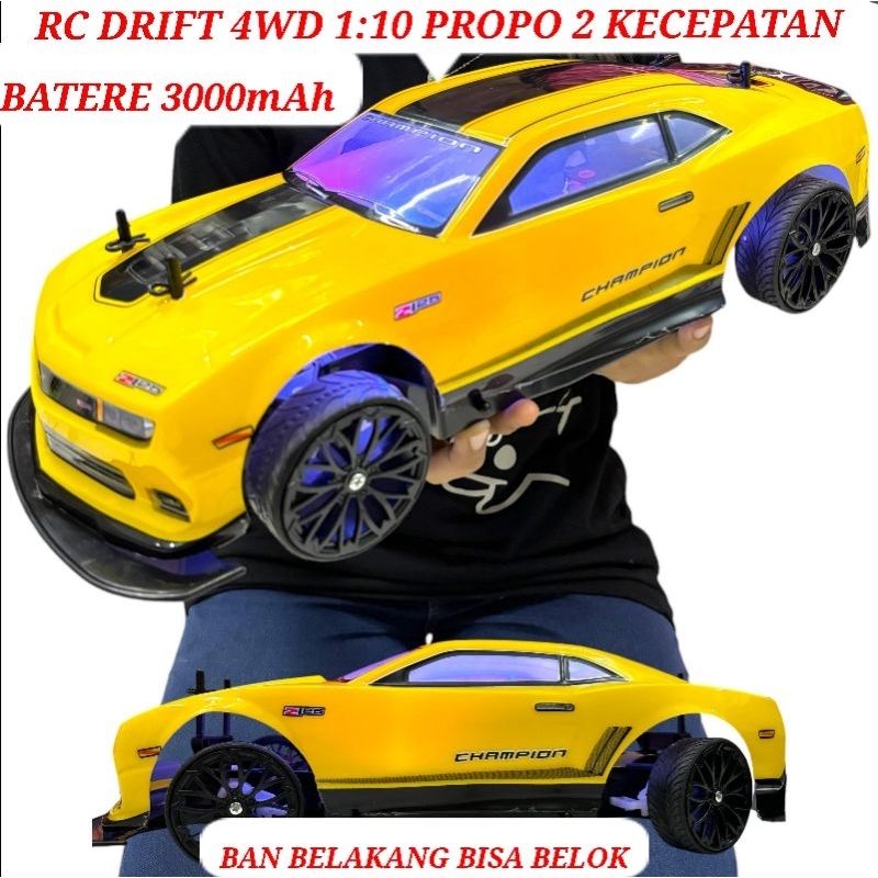 Mobil RC Drift Propo Offroad 4WD 2,4Ghz Sedan Remote Control