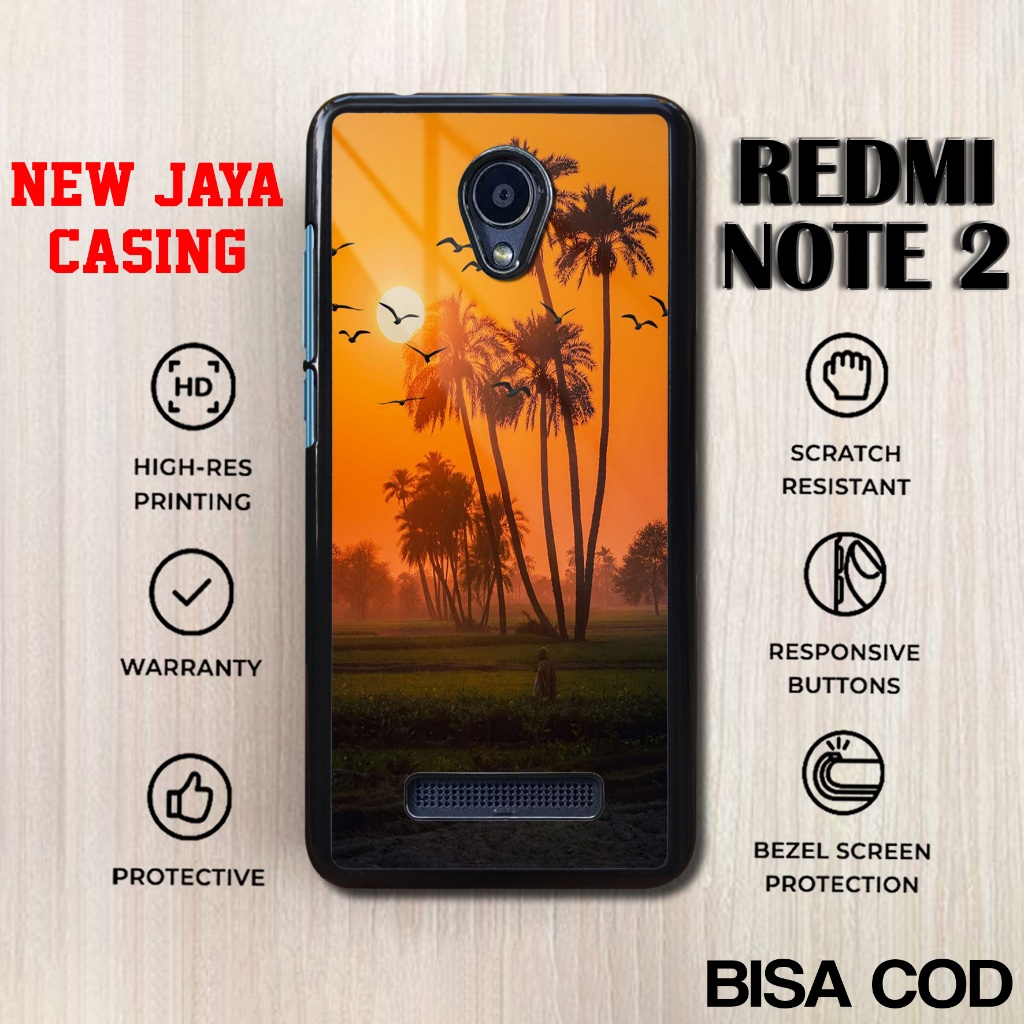Case Xiaomi Redmi Note 2 Terbaru Pemandangan Softcase Hardcase Glossy Casing Redmi Note 2 Terlaris