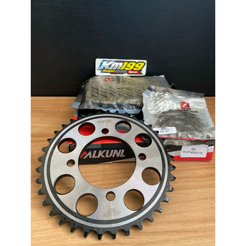 Gearset Girset Gear Set RxK Rx King MLKUNI 428 15 - 37T Not SSS