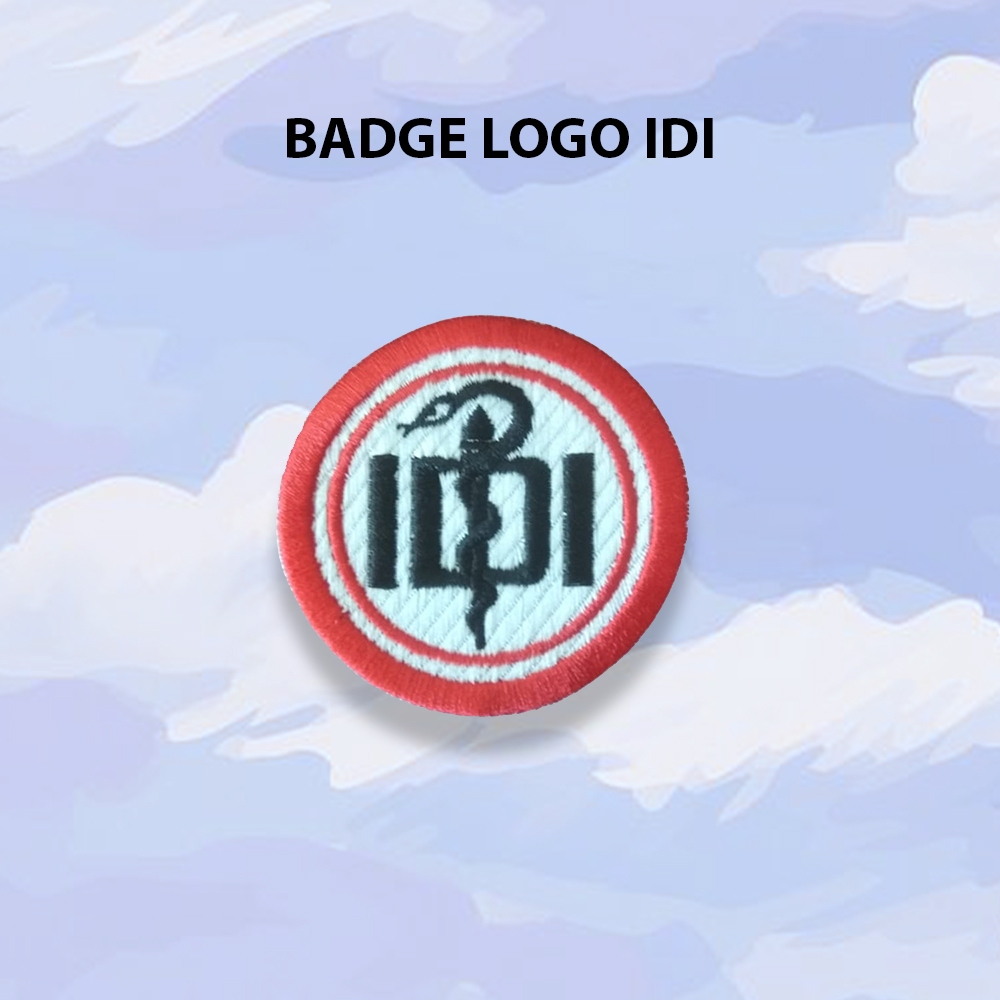 Badge IDI / Logo Bordir IDI / Bed IDI (6 Pcs)