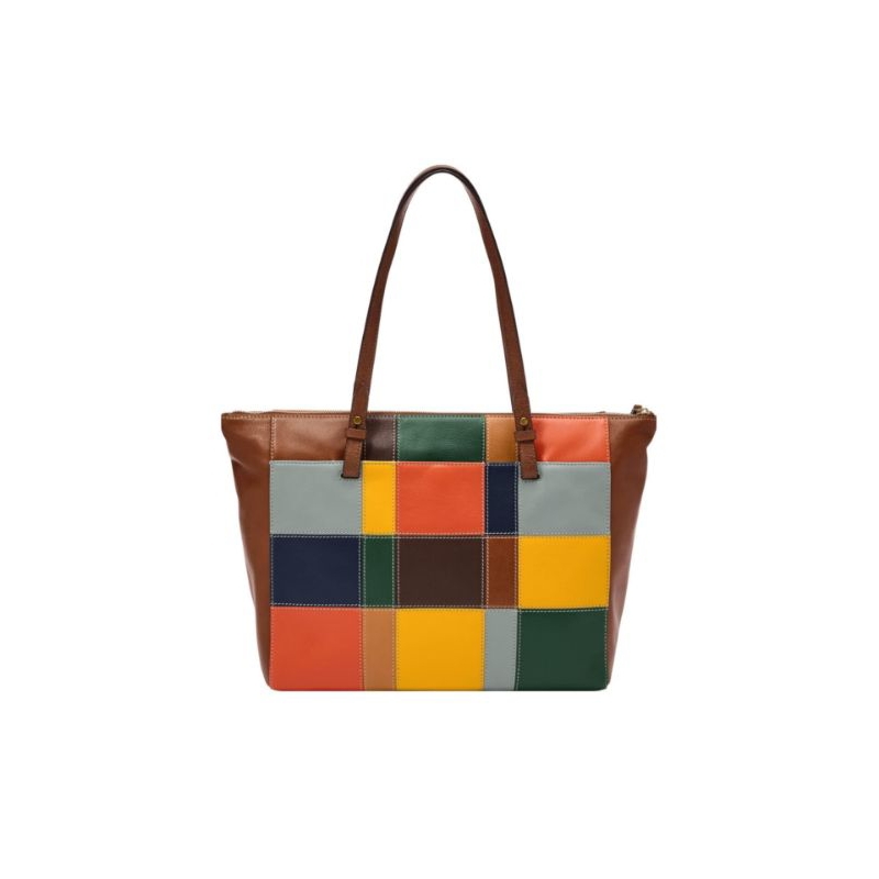 Tas Wanita Original Fossil Rachel Tote Bag Patchwork