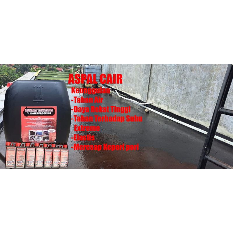 Cat Aspal Cair untuk dak/beton for waterproofing