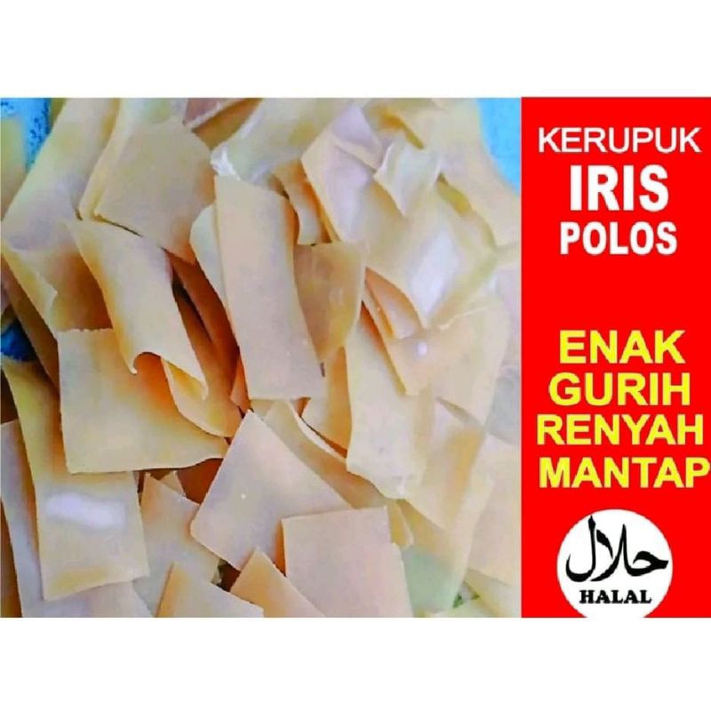 

Krupuk Iris Polos Kerupuk Kedelai Fresh