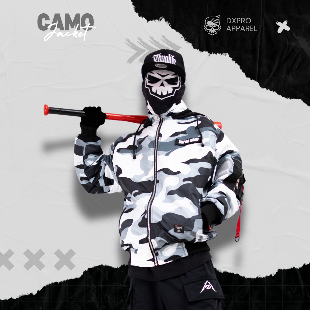 JAKET CAMO DXPRO WATERPROOF