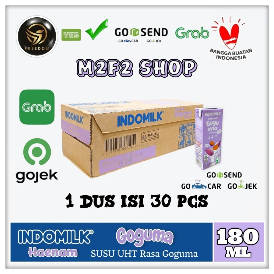 

Indomilk Haenam Goguma Flavor Kotak UHT - 180 ml Kemasan Karton (Khusus Bluebird/Gosend/Grab)