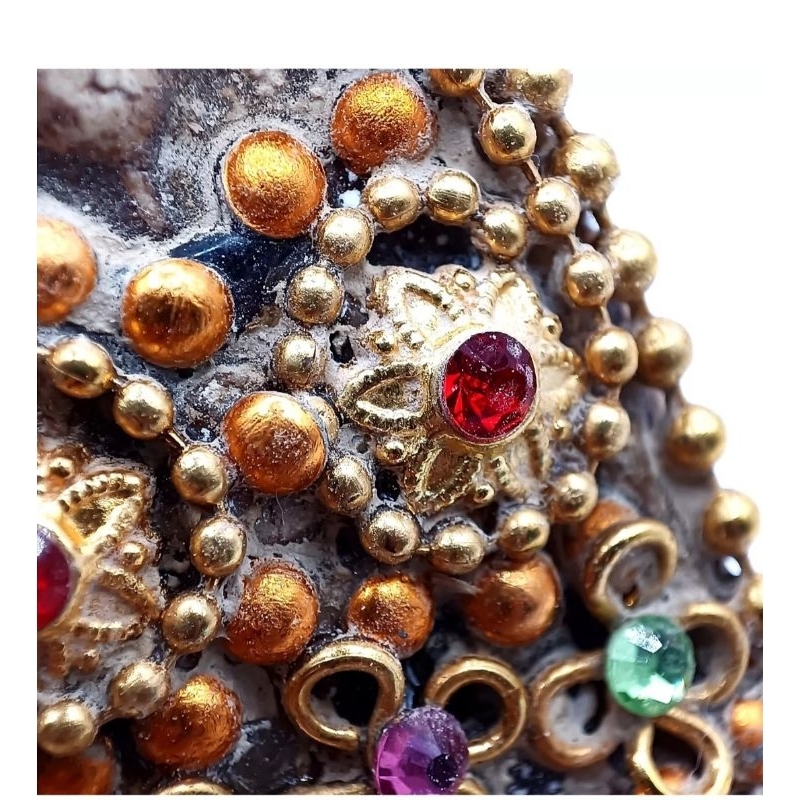 Phra Somdej Relic b.e 2411 Old Lp Toh Wat Rakang Blessed Thai