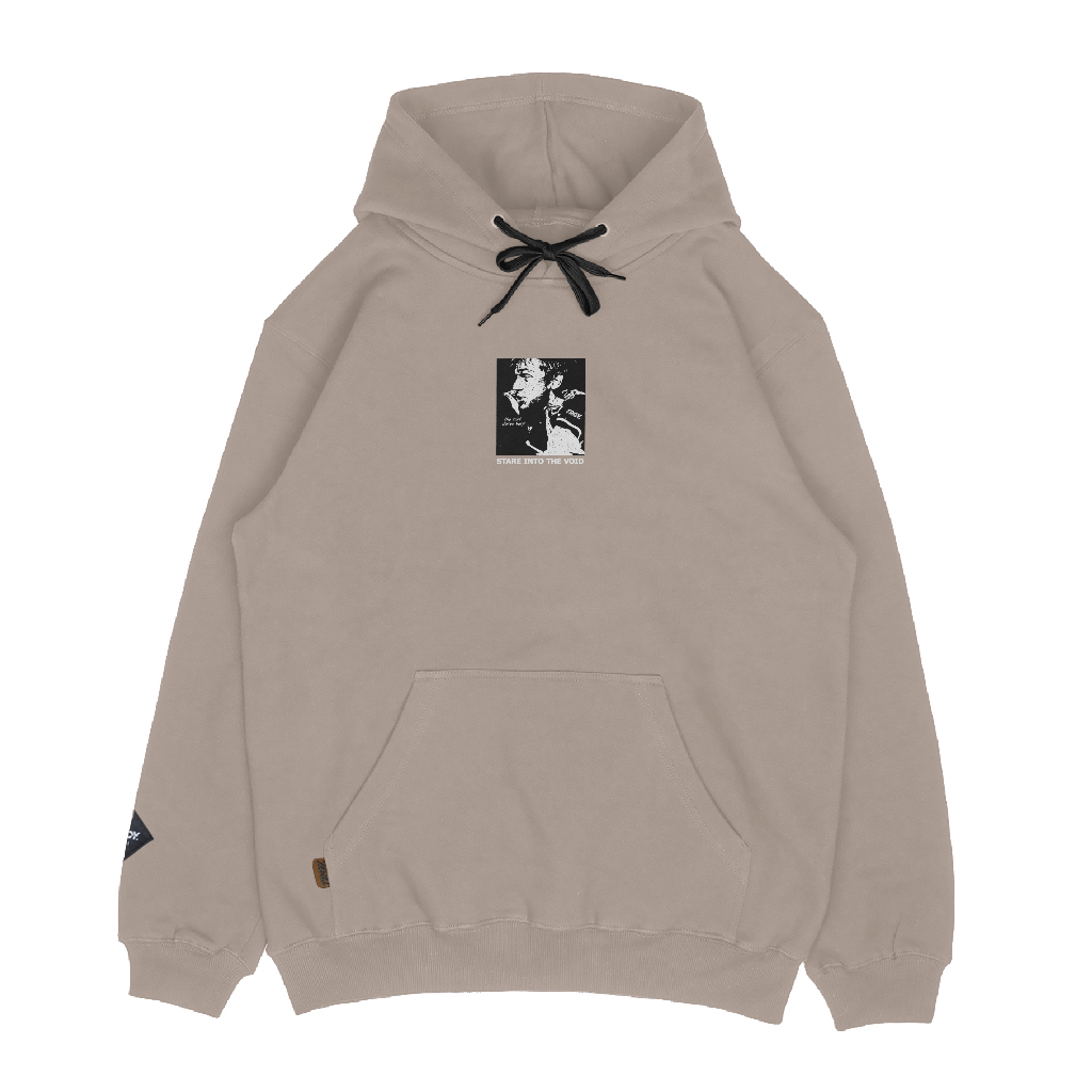 Troy Company Pullover Hoodie Brown Latte Void Pests - Jaket Jumper Hoodie Pria Latte KH 2728
