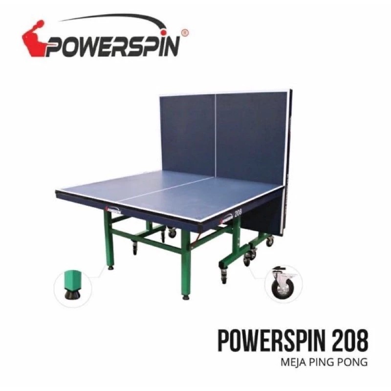 Meja Pingpong Tenis Meja POWERSPIN / POWER SPIN 208 Original