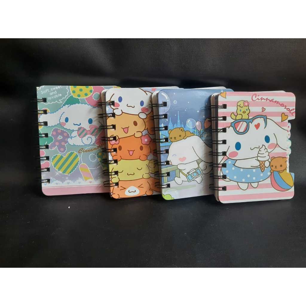 

Buku Notebook Diary Ring Motif Cinnamonroll