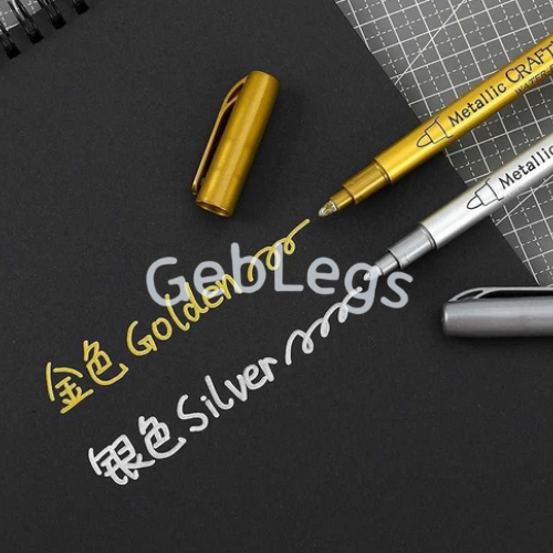 

Paket Spidol Pen Marker Pena Warna Gold Silver Permanen Alat Tulis Hiasan Seni Lukis Prakarya Anak Sekolah Kantor Serbaguna Anti Bocor 4 Pcs