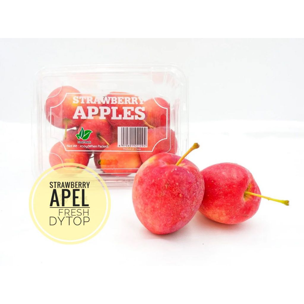 

Buah Apel Strawberry Apel Candy Fresh Segar Manis - Per Pack