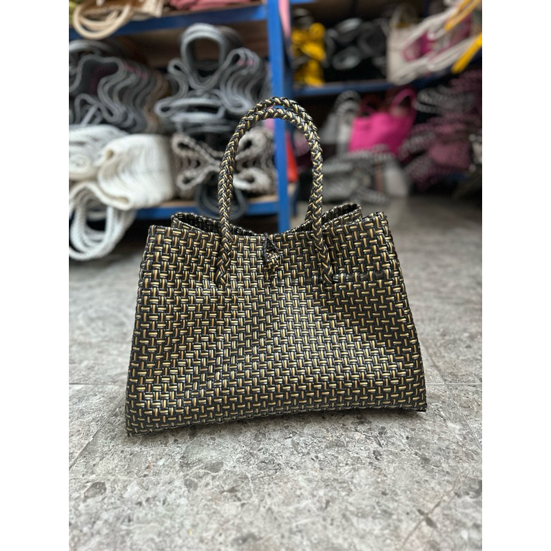 Tas Wanita Jumbo Jali Premium Petty XXL / Tas Anyaman Muat 15kg