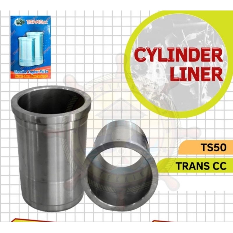 TS50 CYL LINER/FURING MADE IN TAIWAN / Boring untuk mesin yanmar Ts 50