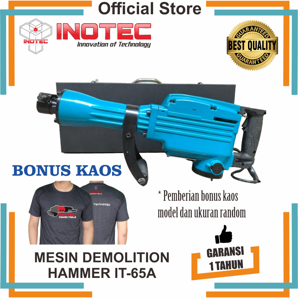 INOTEC MESIN JACK HAMMER DEMOLITION IT-65