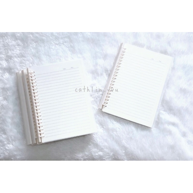 notebook A5 / binder ring / buku catatan bergaris bisa isi ulang