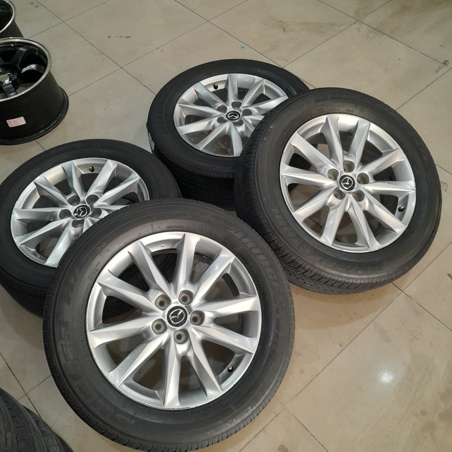 VELG MOBIL BEKAS COPOTAN STD MAZDA R18X7 5X114 + BAN 235 60 R18