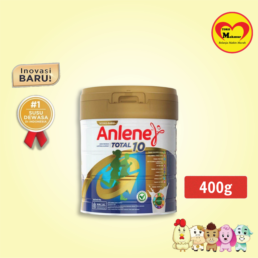 

Anlene Total 10 Vanilla 400gr / Toko Makmur Pondok Jati