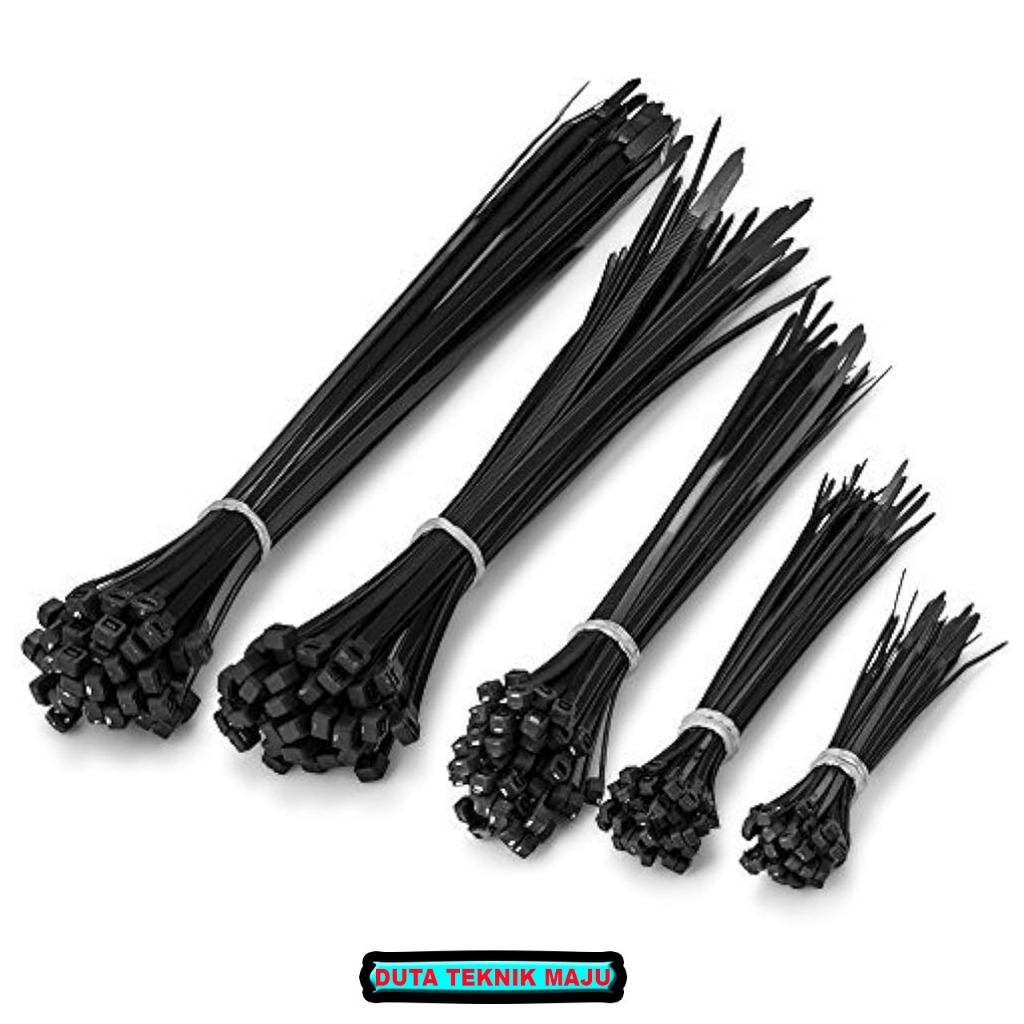 

Kabel Tis 250mm 25 cm isi 100pcs Nylon Cable Ties 25 cm