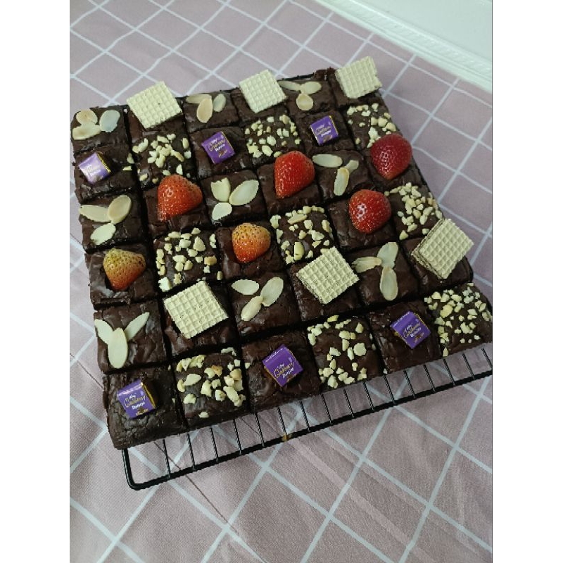 

brownies sekat ukuran 24×24