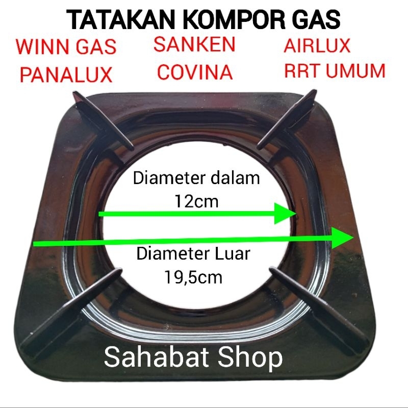 TATAKAN DUDUKAN KOMPOR GAS COVINA WINN GAS