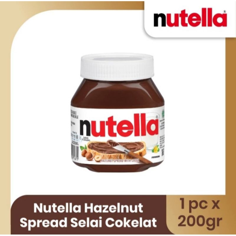 

NUTELLA HAZELNUT CHOCOLATE 200GR READY STOK