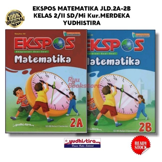 Ekspos Matematika Jld.2A-2B Kls.2 SD/Mi | Merdeka | Yudhistira