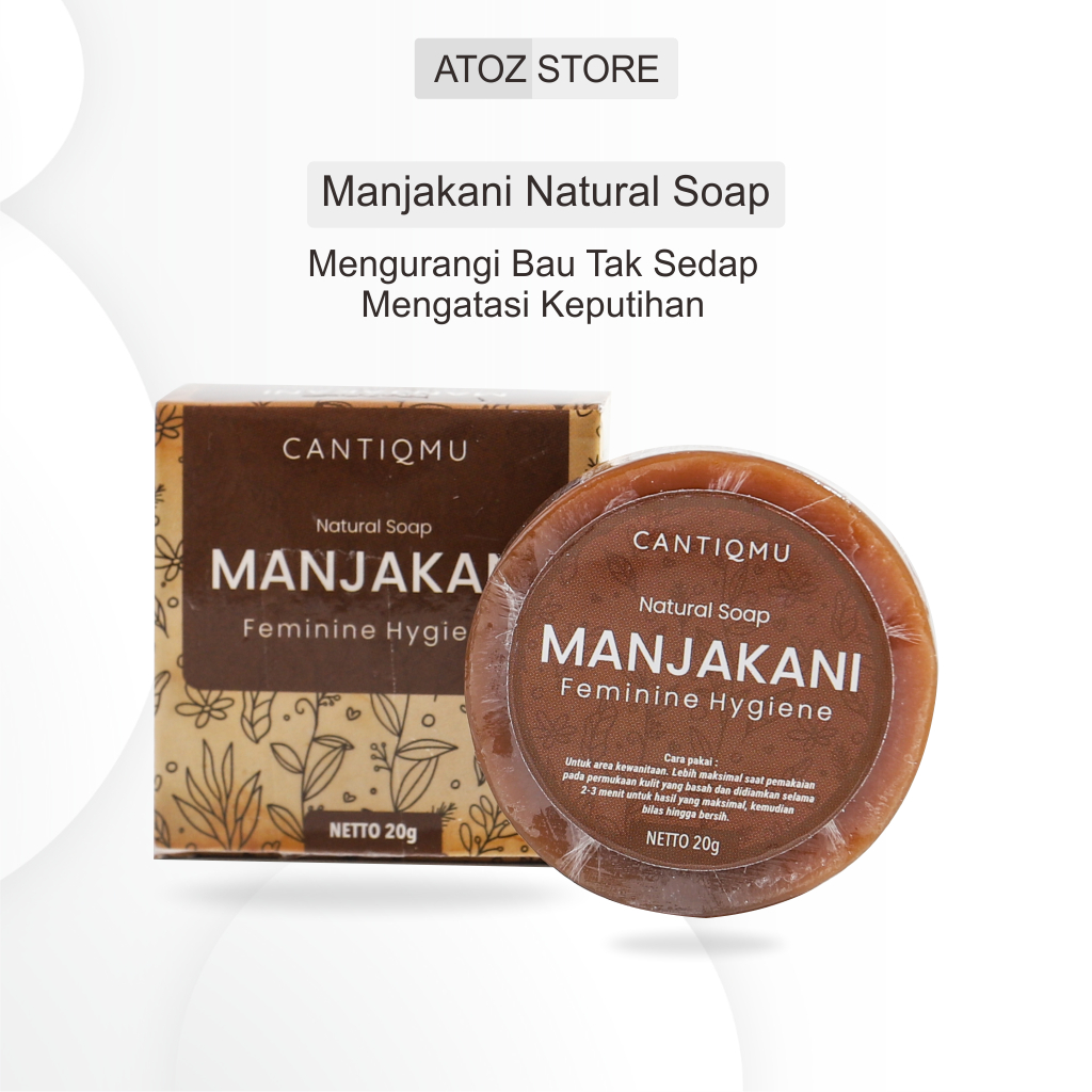 CANTIQMU Manjakani Feminine Hygiene Sabun Gatal Miss V, Perawatan Miss V Rapet Wangi Kesed BPOM