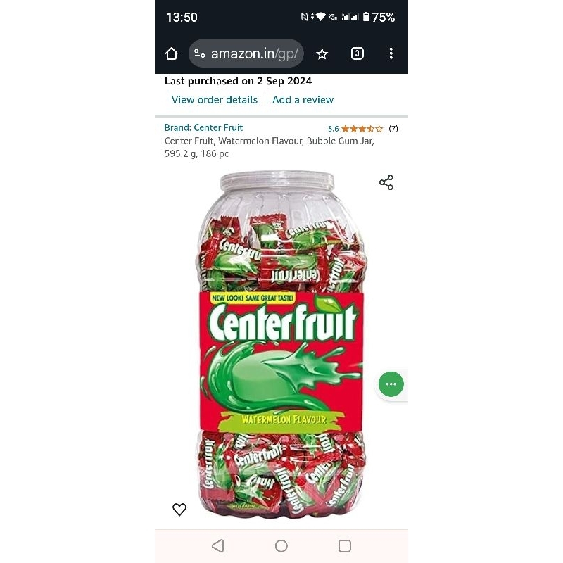 

Permen India fruits