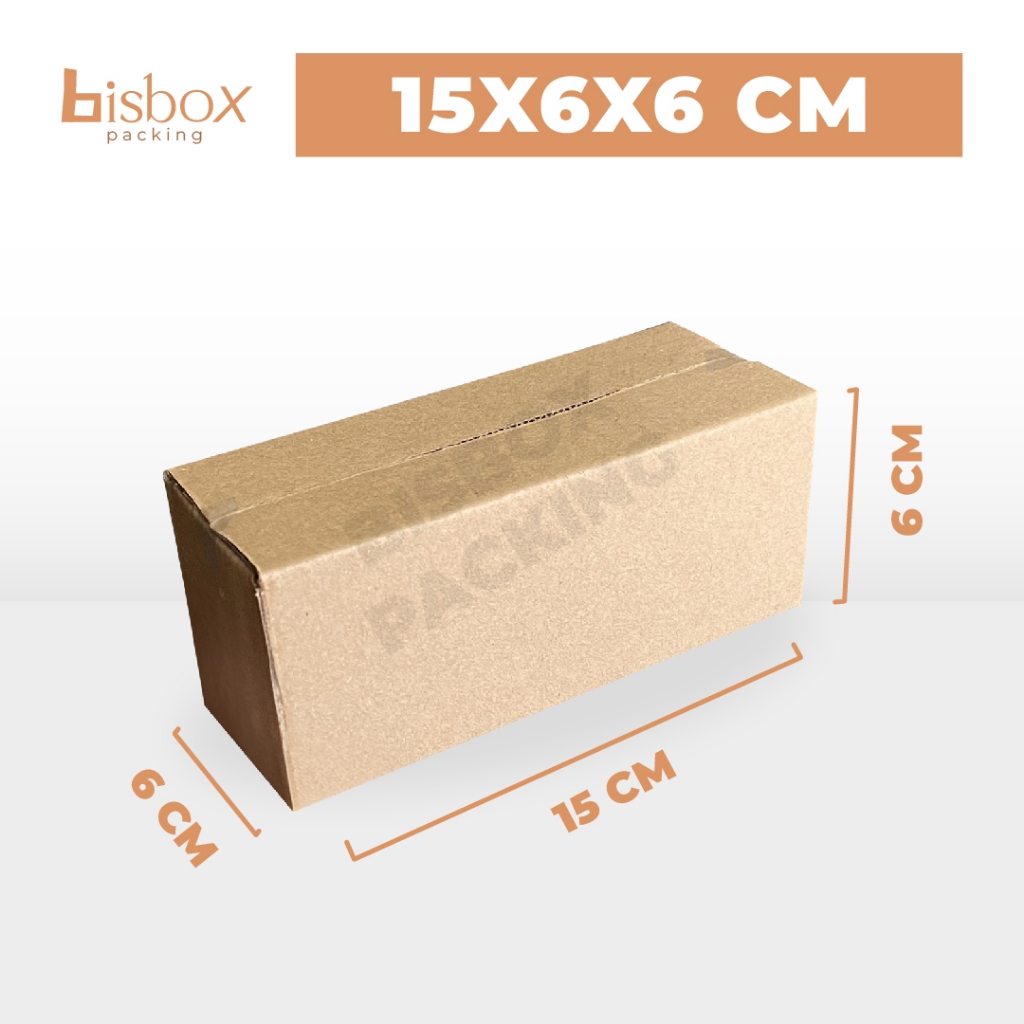 

Kardus Corrugated 15X6X6 CM | Standard | Kotak Karton | Box Packing