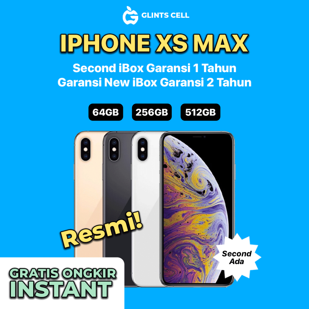 Iphone Xs Max (Ex IBox Garansi Resmi Indonesia)