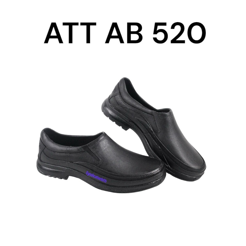 SEPATU PANTOFEL KARET PRIA ATT AB 520 HITAM