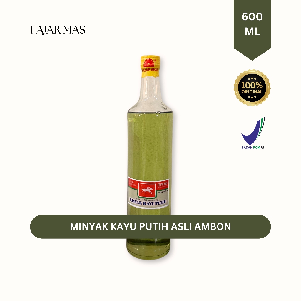 Minyak Kayu Putih Asli Ambon 600 Ml Lomba Kuda Ud. Fajar Mas