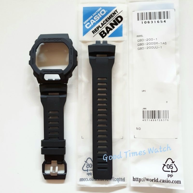 PAKET BEZEL STRAP G-SHOCK GBD-200UU-1 GBD 200UU GBD 200 CASIO ORIGINAL