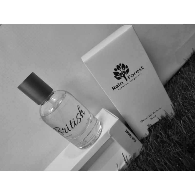 BRITISH Extrait de Parfum Pria / Wanita unisex 30ml RAIN FOREST Tahan Lama Inspired BBW Gingham Love