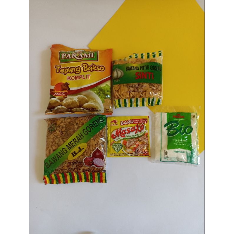 

PAKET BUMBU ADONAN BAKSO (ENAK) 2kg atau lebih Daging #Parami+BIO