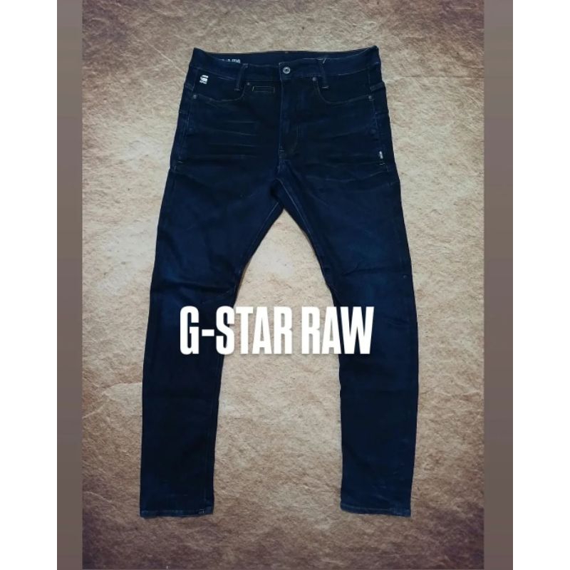 denim pria jeans gstar raw second bekas preloved