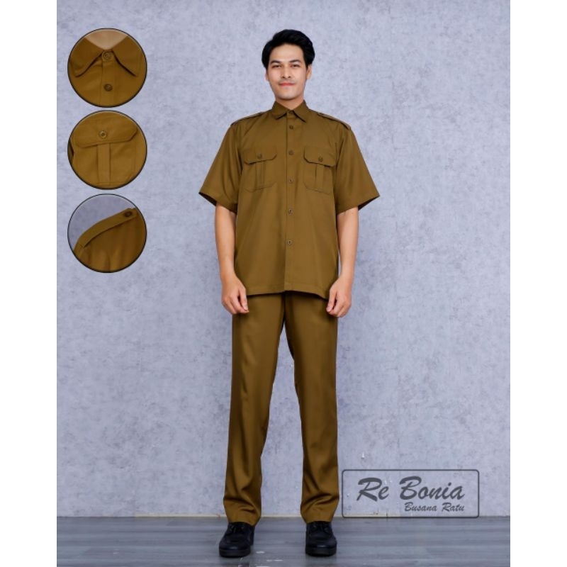 kemeja Pemda seragam kantor Pemda baju Pemda seragam khaki seragam Pemda ASN pns baju Pemda guru ser