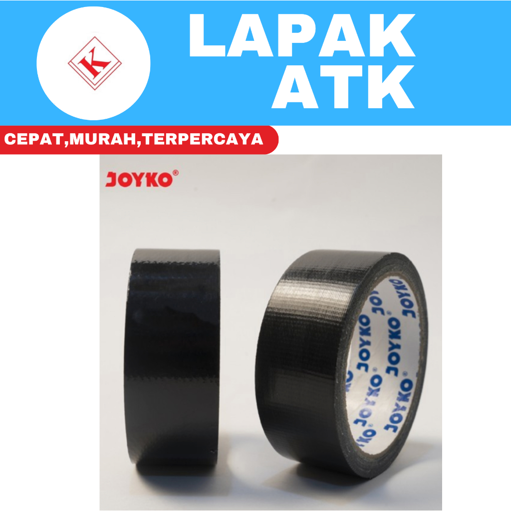 

CLOTH TAPE LAKBAN KAIN HITAM JOYKO 36MM X 10 METER +