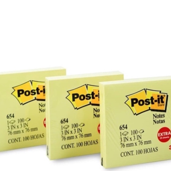 

PENAWARAN TERBATAS Post it sticky note 654 3M