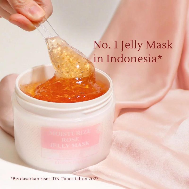 EILEEN GRACE Moisturize Rose Jelly Mask 300 ml - Masker Wajah Jelly Rose Eileen Grace