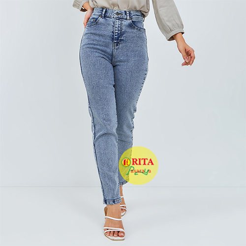 Geela- Ice Wash Arcane Regular Jeans 31120 (G.31120) - Jeans Wanita