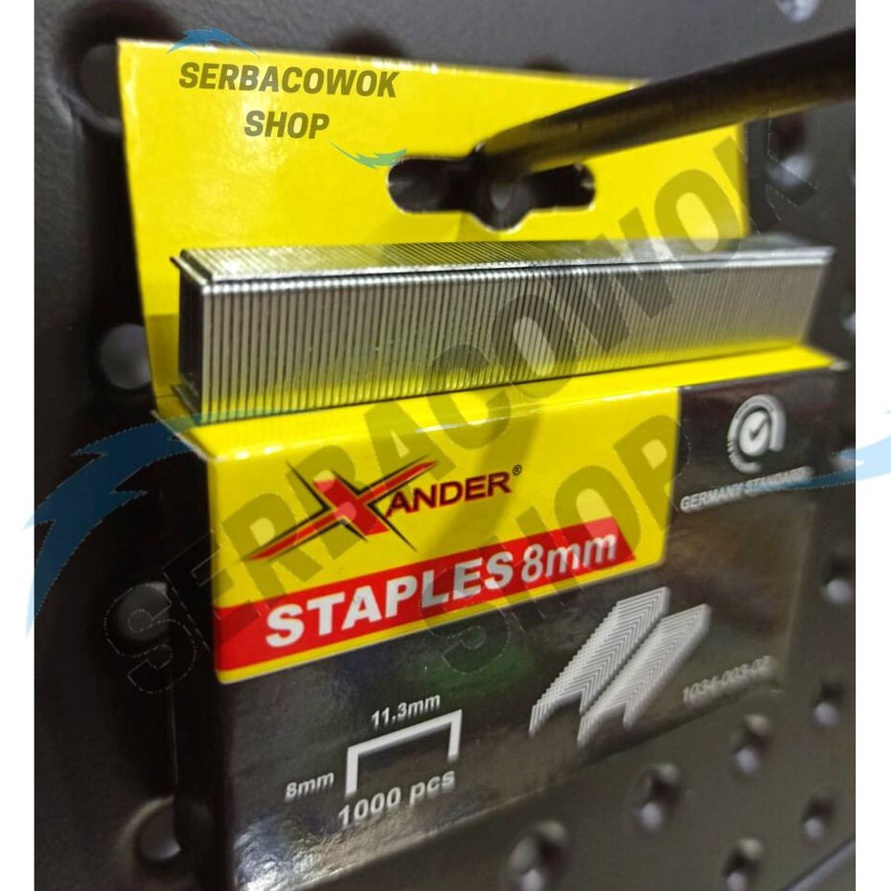 

BOOM Xander Isi Staples Tembak 8 mm Tacker 4 14 mm Staples Jok Murah Berkualitas